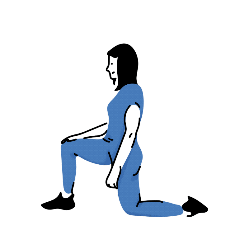Lesson 3,Kneeling low lunge